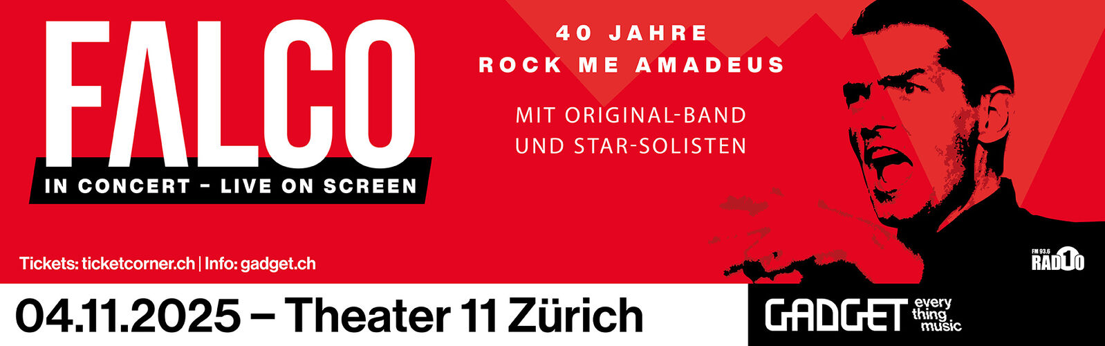 FALCO in Concert - 40 Jahre Rock Me Amadeus - 