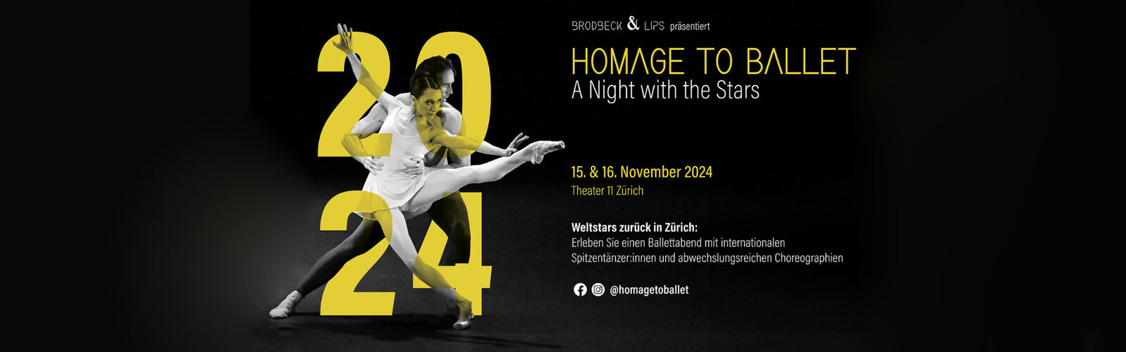  HOMAGE TO BALLET 2024 - 15. und 16. November 2024