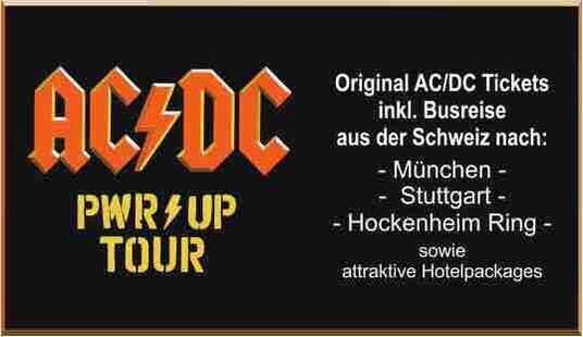 AC/DC auf ihrer Power up Tour - 9. Juni bis 17. Juli 2024