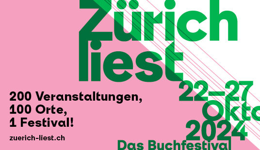 Zürich liest - 22. bis 27. Oktober 2024